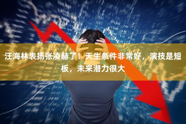 汪海林表扬张凌赫了！天生条件非常好，演技是短板，未来潜力很大